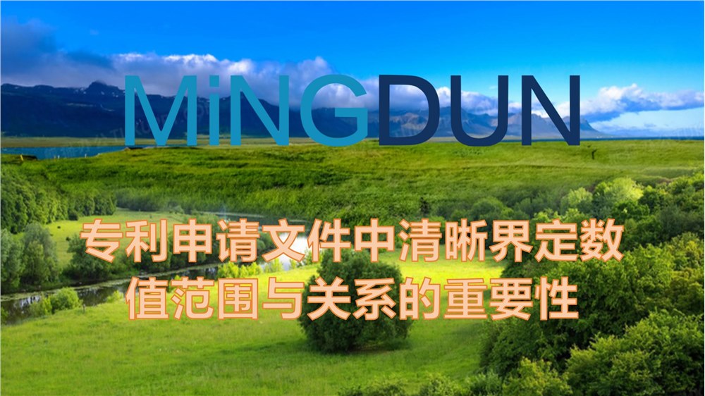 专利申请文件中清晰界定数值范围与关系的重要性